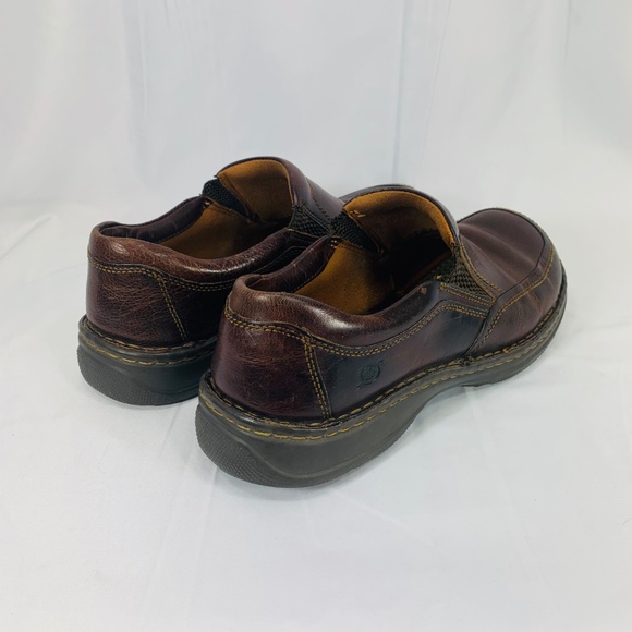 Born Brown Leather Slip On Casual Shoes Men’s 10 W main image 6